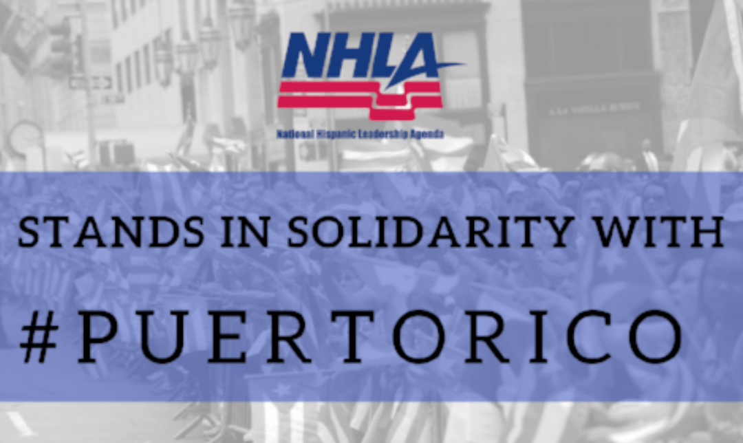 NHLA Stands in Solidarity with Puerto Rico
