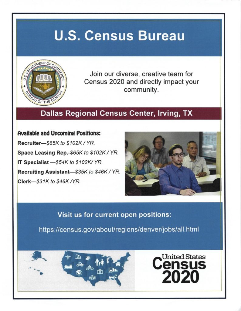 Census Jobs flyer