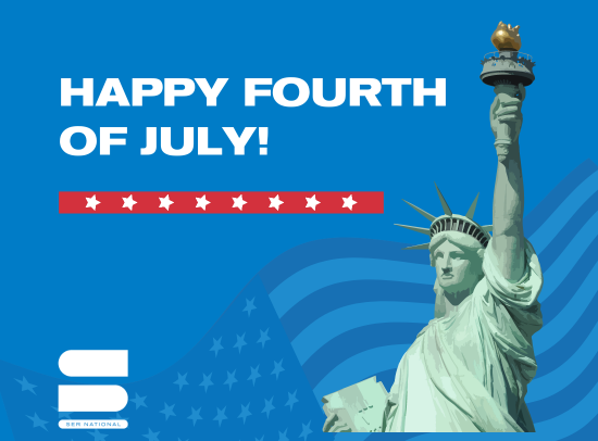 SER National Wishes You a Joyous July 4th!